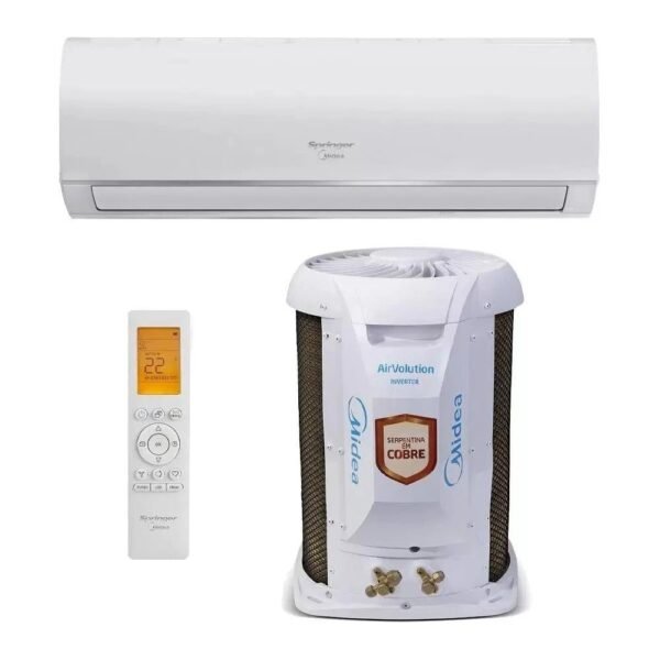 Ar Condicionado Split Springer Midea Hi Wall AirVolution Connect Inverter 18.000 BTU/h Frio Monofásico 42AFVCI18S5 - 220V